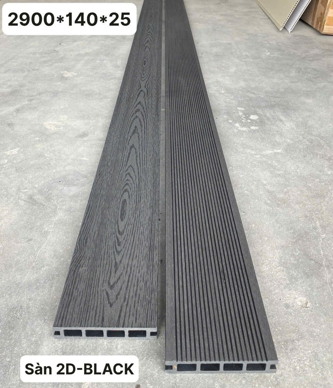 SÀN NGOÀI TRỜI 2D BLACK