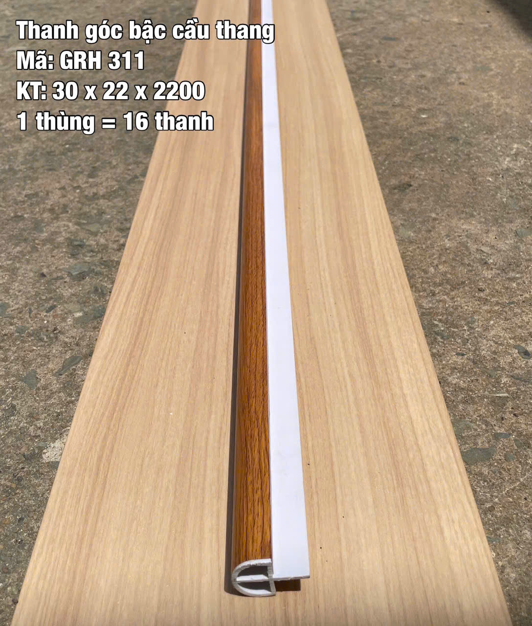 NẸP BO GÓC CẦU THANG GRH 311