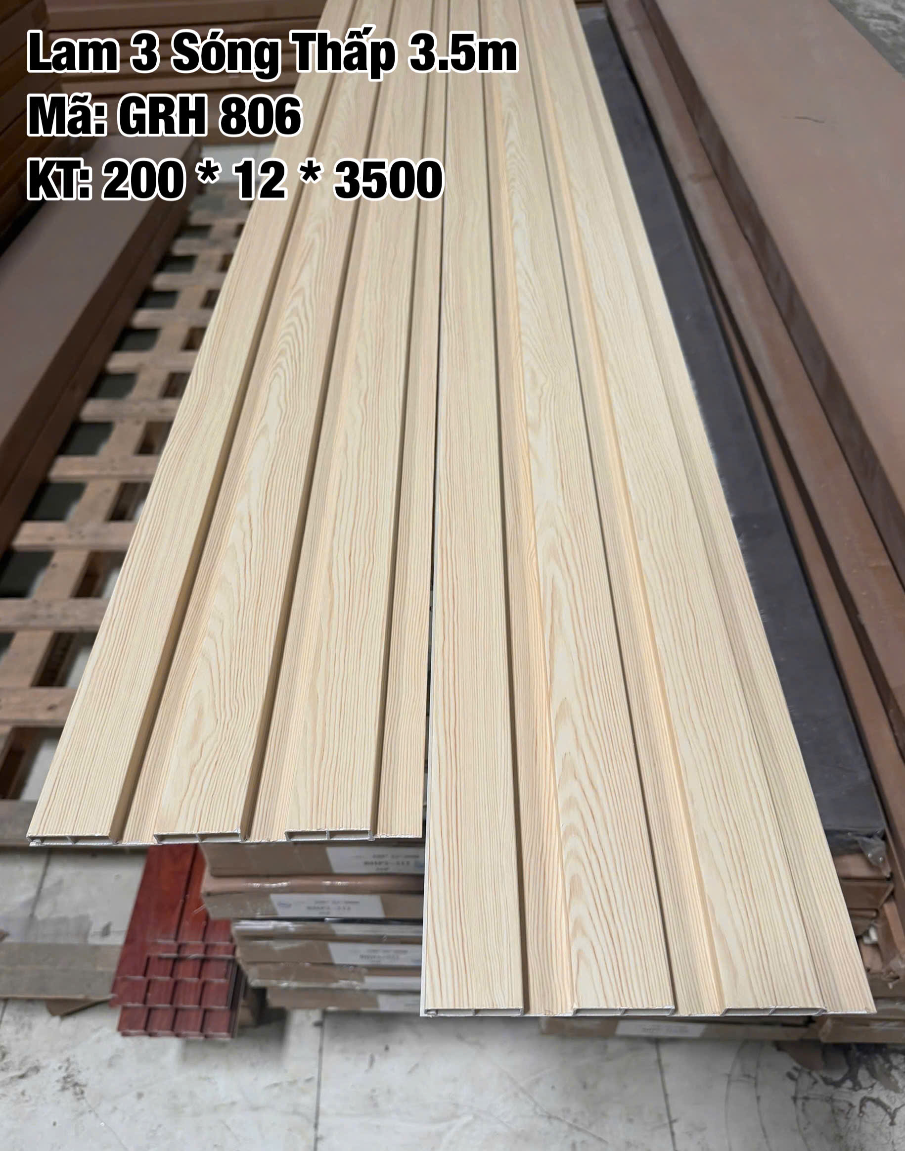 LAM 3 SÓNG THẤP 3.5M - GRH 806